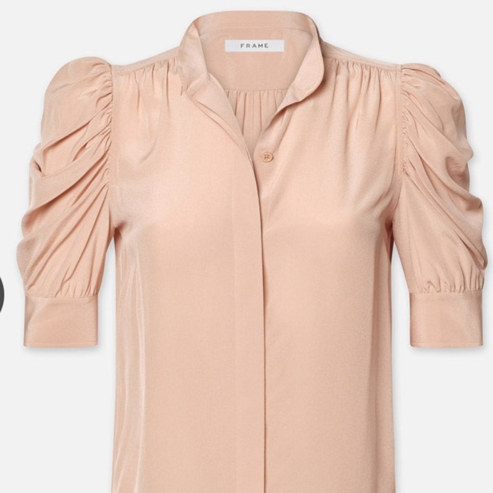 Frame Denim Women's Peach Blouse